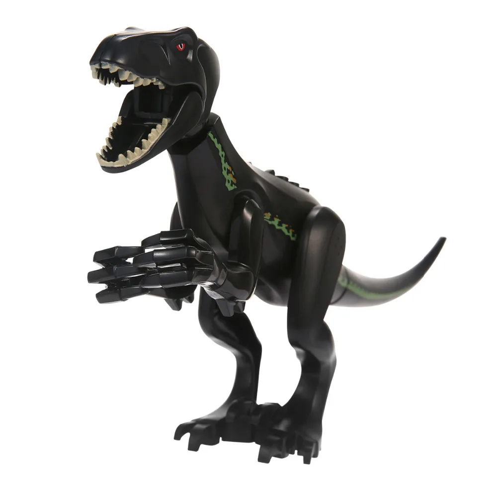 27 см брутальный Raptor здания Юрского периода блоки мира 2 мини-фигурки динозавров