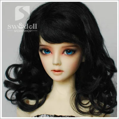 

1/3 1/4 1/6 1/8 1/12 scale BJD wig accessories curls hair for BJD/SD doll.Not included doll,clothes,shoes,and other C1068