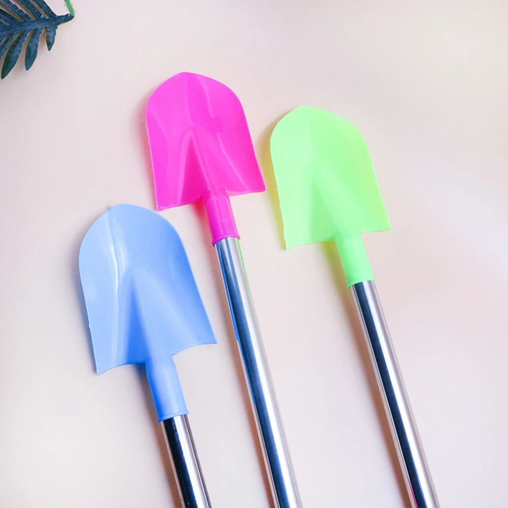 

3 Pcs Beach Shovels Seaside Sand Plastic Spade Beach Game Tools Children Holiday Gift Toy Random Color