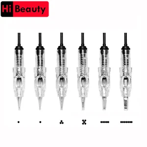 3050100 шт. одноразовые тату-иглы RL F стерилизованные иглы для перманентного макияжа губ бровей картриджи наконечники для иглы