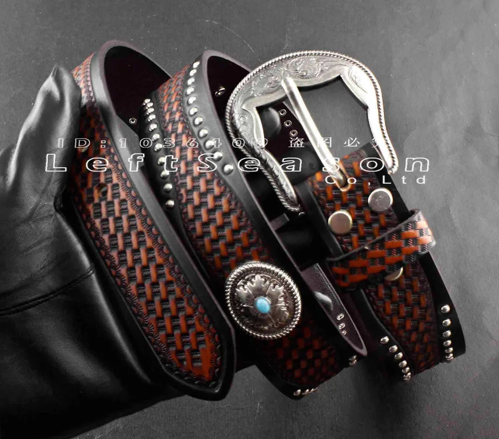 Мужской ремень из натуральной кожи в ковбойском стиле|belt waist|belt racingbelted coat |