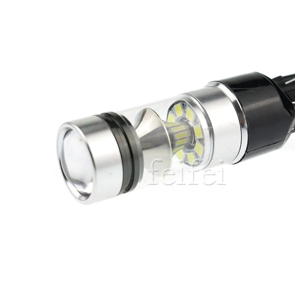 2X Автомобильная противотуманная фара H1 H3 H7 H8 H11 9006 1156 1157 7440 HB4 100 Вт LED12V для DRL