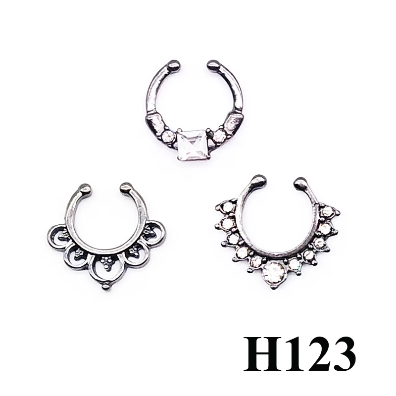 3 шт./комплект Женская перегородка для пирсинга с кристаллами|statement necklace|choker