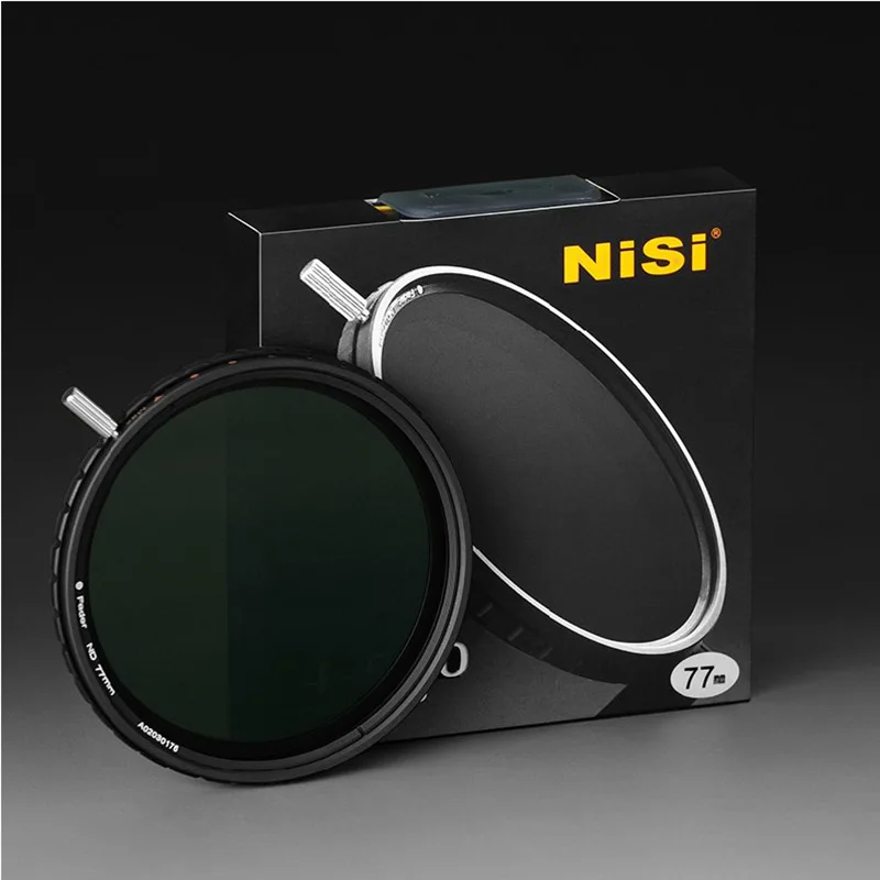 

NISI ND4-500 фильтр для объектива с переменной нейтральной плотностью 67 мм 72 мм 77 мм ультра тонкий регулируемый фильтр нейтральной плотности для камеры canon nikon sony