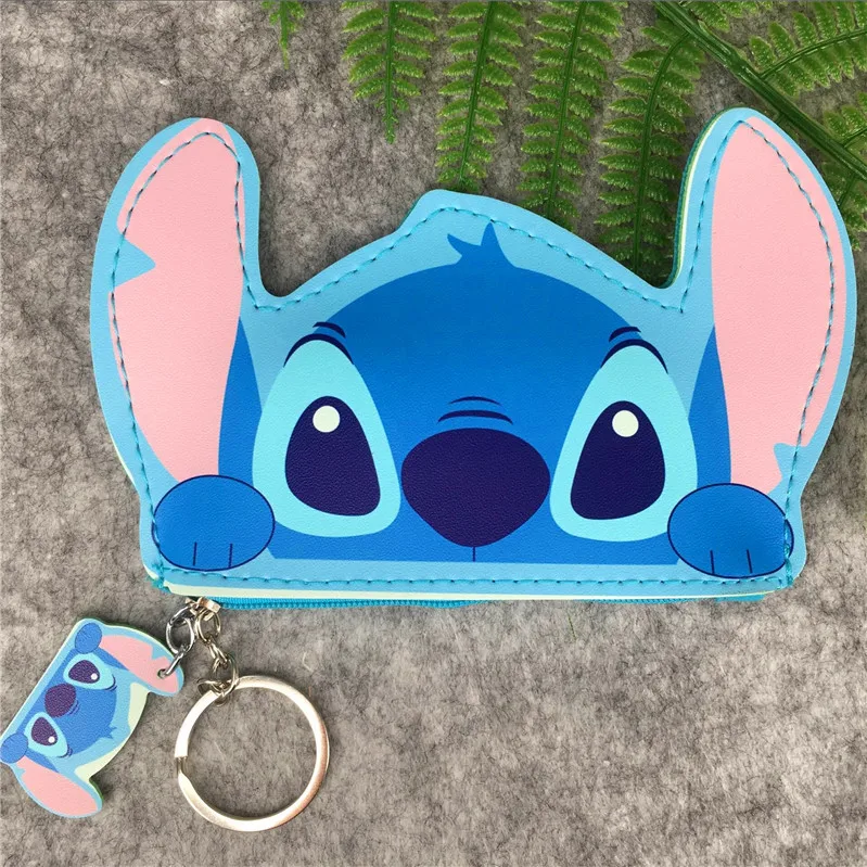 Disney мультфильм стежка кошелек монета ключ подвеска на рюкзак Монета карты пакет брелок для ключей аксессуары