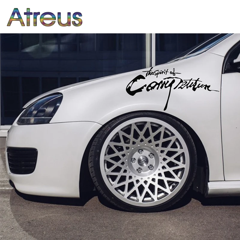 Atreus 3D стикер для стайлинга автомобиля Spirition of Competition VW Polo Jetta Toyota Corolla Mercedes Saab Renault