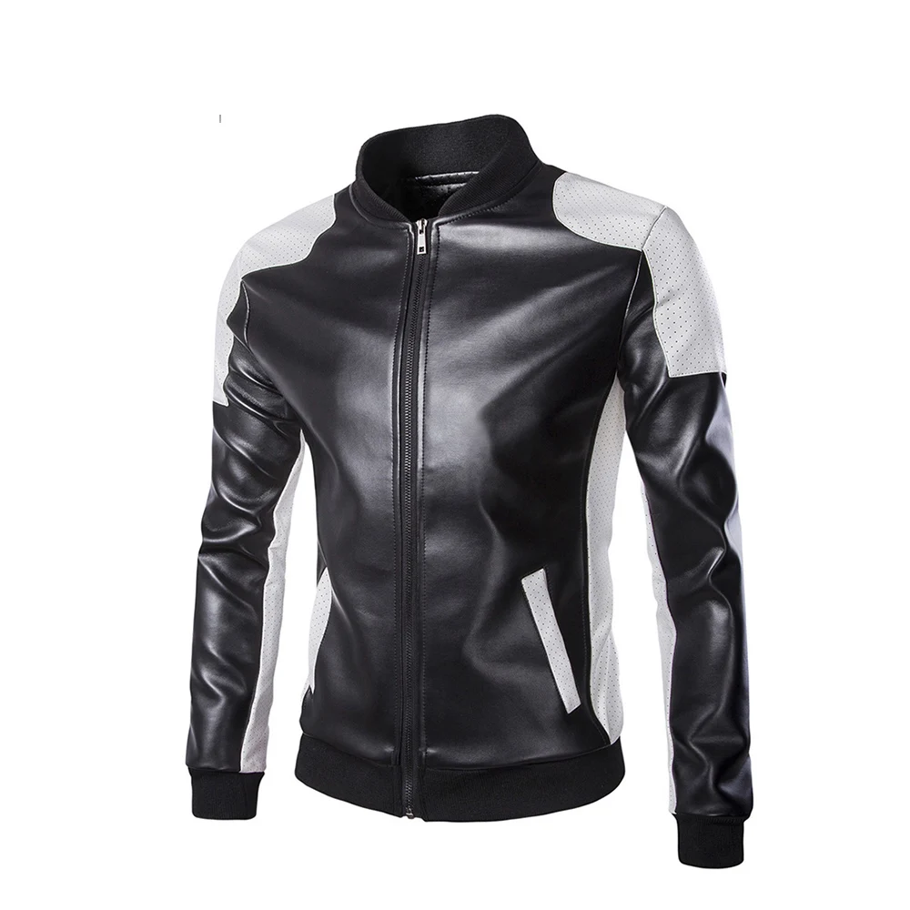 Herobiker мотоциклетная куртка Мужская винтажная Ретро Кафе Racer повседневная куртка из искусственной кожи ветрозащитная Байкерская мотоциклетная Мото куртка