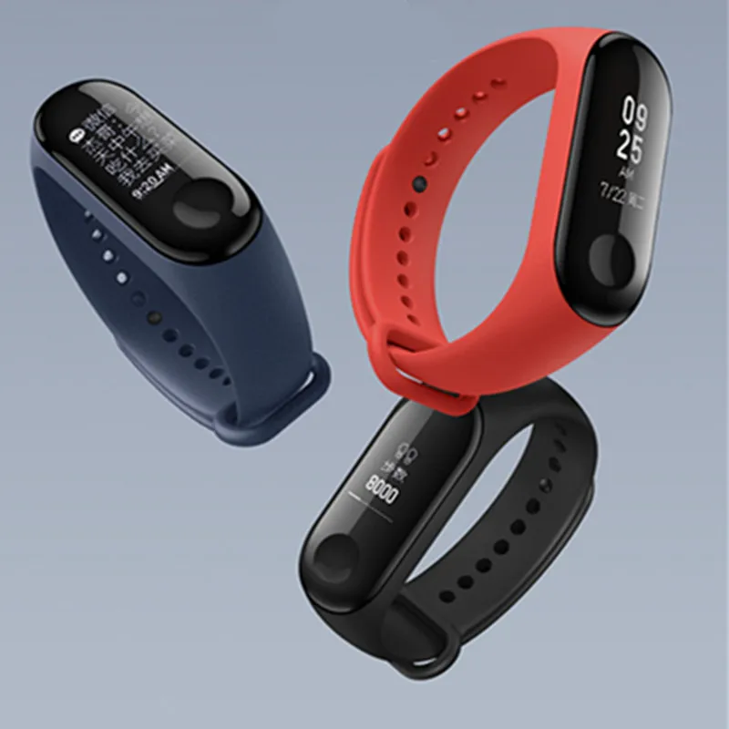 Браслет для Xiaomi Mi Band 3 спортивный силиконовый ремешок часов xiaomi mi band аксессуары