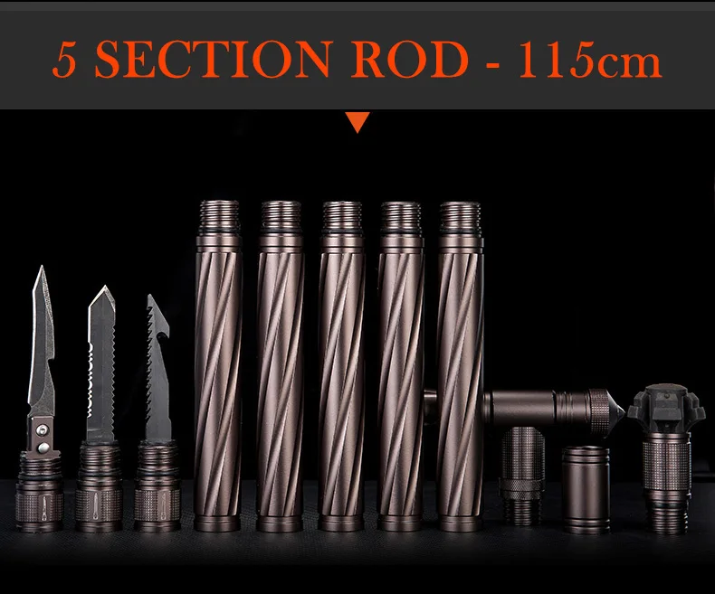 Открытый edc Многофункциональный инструмент лагерь DIY самообороны палка безопасности аварийный инструмент выживания(Прямая поставка