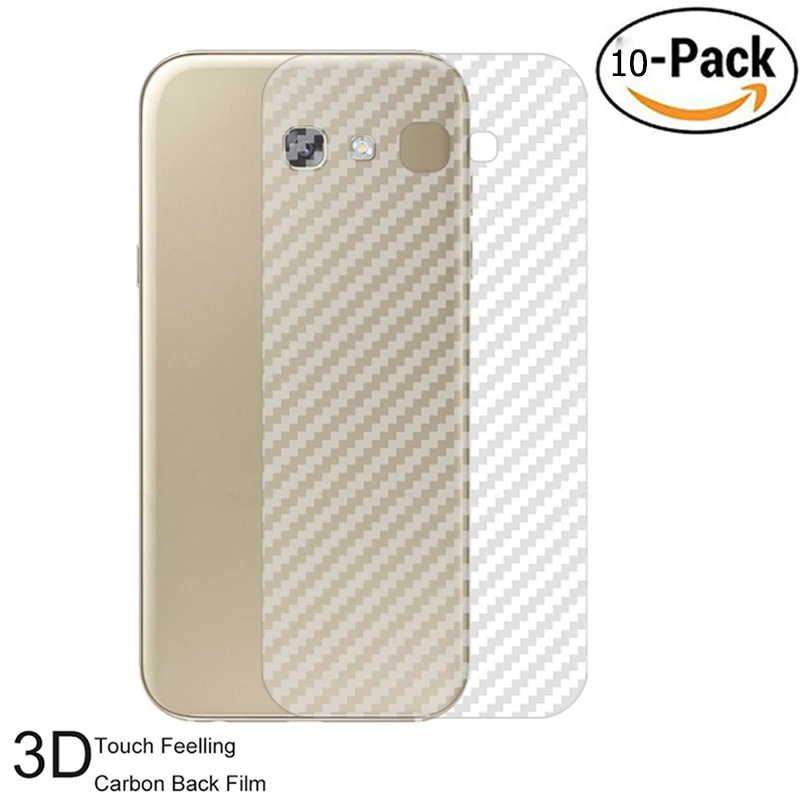 10 упаковок 3D наклейка из углеродного волокна Защитная пленка для экрана Samsung Galaxy