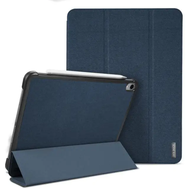 Dux Ducis PU кожаный чехол для Apple Ipad Pro 12,9 Роскошный Тонкий Стенд сна/Пробуждение Смарт Флип Чехол для Ipad Pro 12,9 чехол - Цвет: Синий