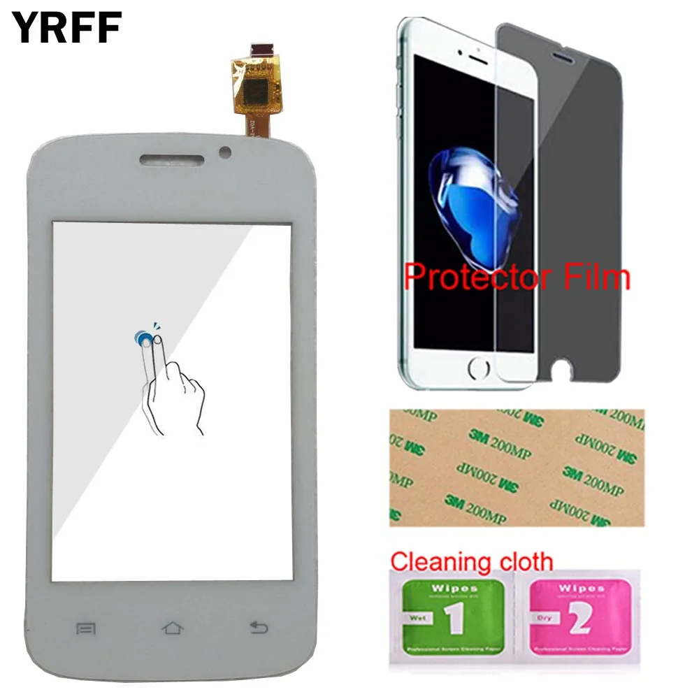 White No Tools YRFF мобильный сенсорный экран панель для Fly IQ239 IQ 239 сенсорный экран дигитайзер Панель переднее стекло сенсор сенсорный экран защитная пленка - Цвет: White No Tools