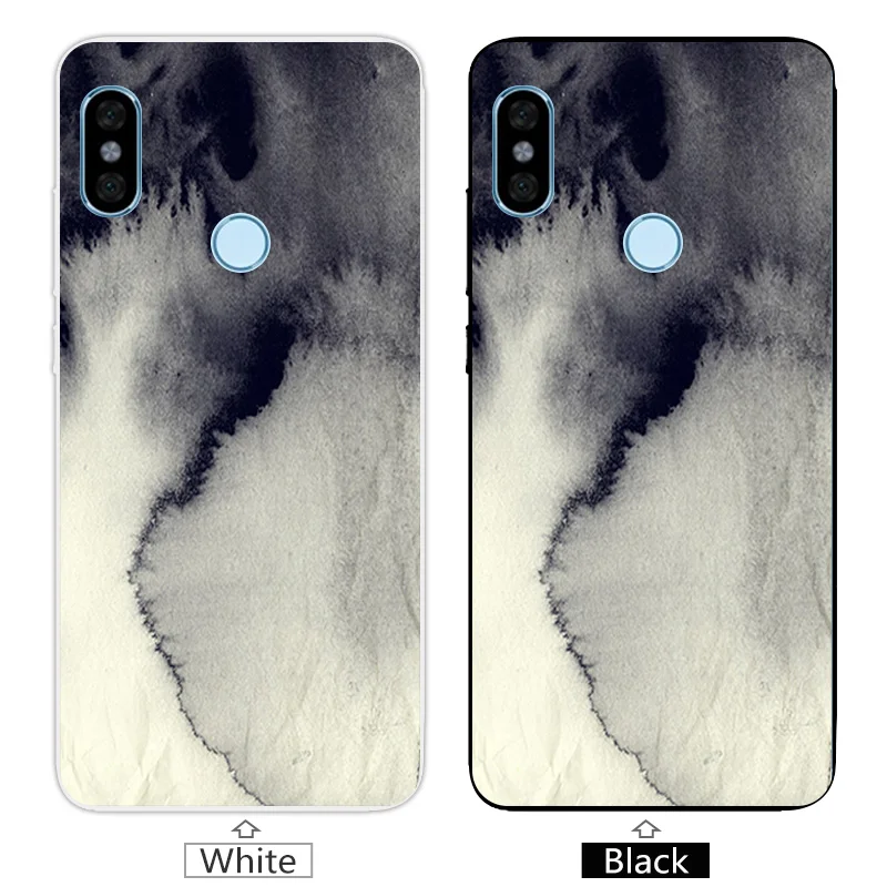 for Redmi Note 5 Pro Soft Clear TPU Landscape Phone Case 5.99 inch Not Silicone Coque Note5 Prime |