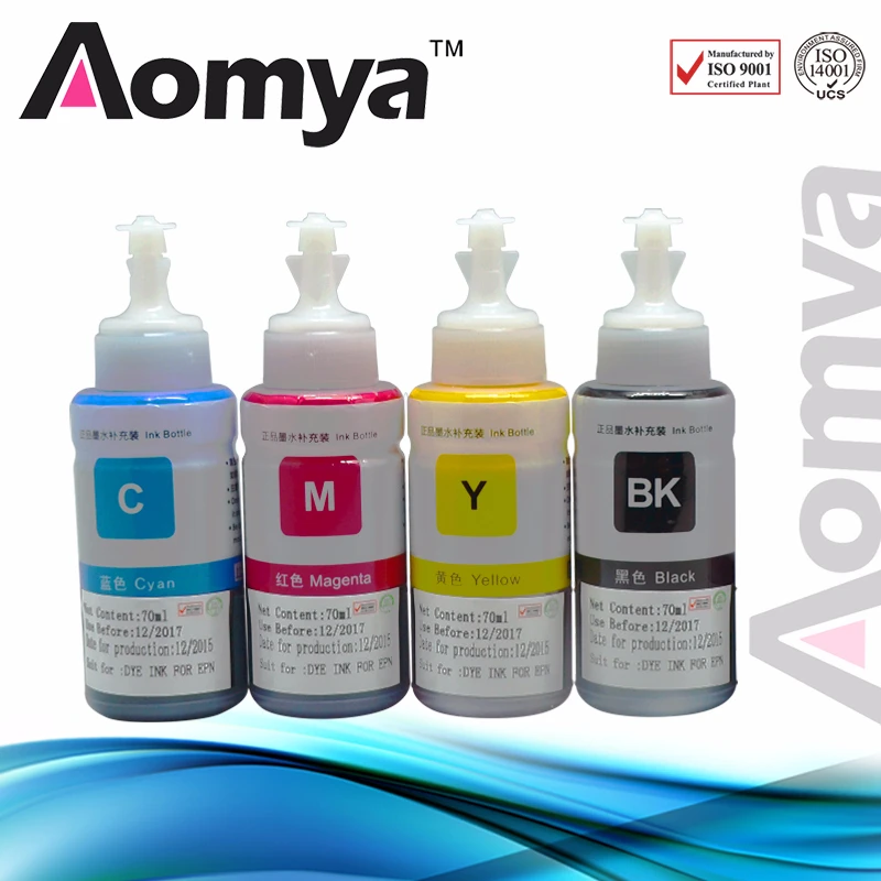 70mlX4Color комплект пополнения чернил EPSON совместимый L800 L805 L810 L850 L351 L350 L551 принтера T6731