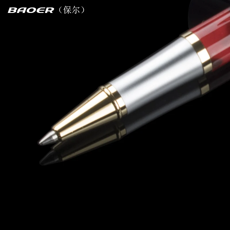 Baoer модная дизайнерская шариковая ручка роскошные школьные принадлежности для