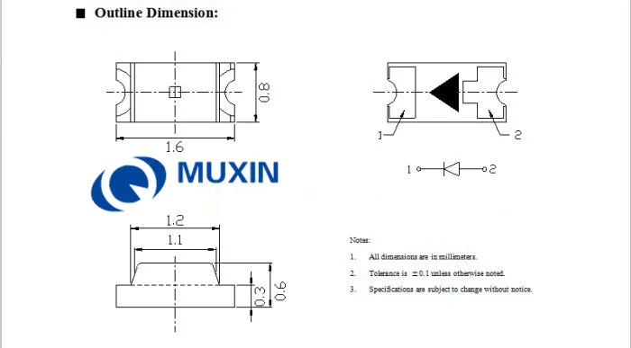 100 шт./лот маленькие синие лампочки 0603 SMD LED светоизлучающие диоды 460-470 nmбесплатная