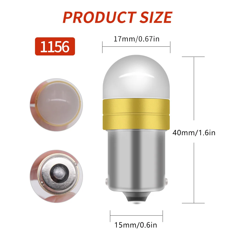 Светодиодный указатель поворота мотоцикла ba15s bau15s p21w py21w 2 шт. 1156 светодиодный