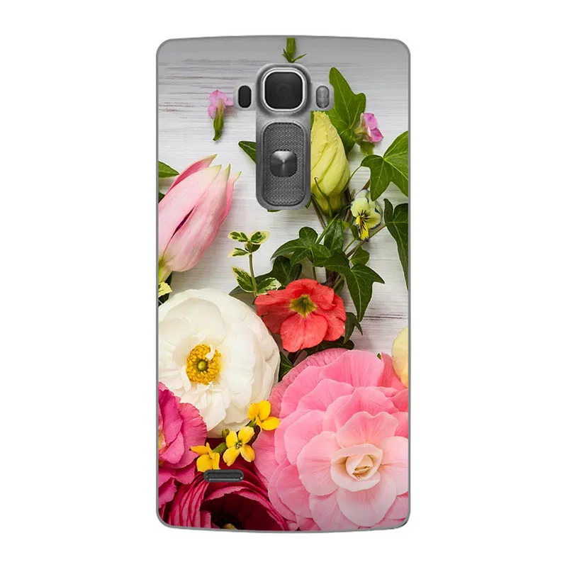 Coque Funda для LG G Flex 2 H955 LS996 Мягкая силиконовая задняя крышка для LG FLEX2 принт милые животные цветок чехол для телефона - Цвет: M100