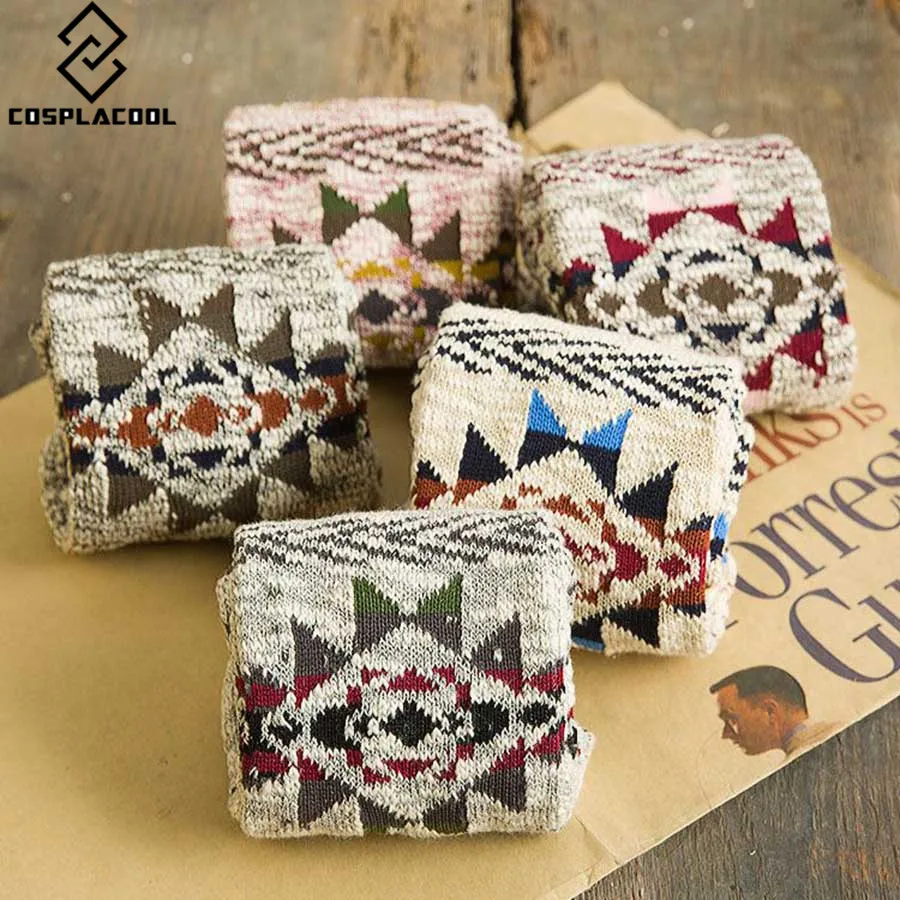 [COSPLACOOL] теплые толстые носки для пар женские в стиле хараджуку meias chaussette sokken| |