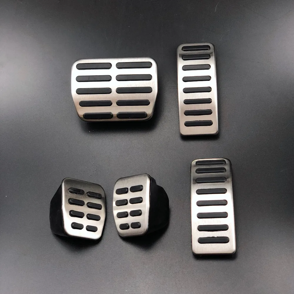 Автомобильные педали сцепления из нержавеющей стали для Audi A1 A2 A3 S3 TT Seat Arosa Ibiza Cordoba