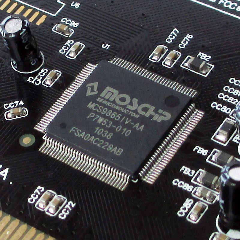 PCI принтер DB25 с параллельным портом LPT на адаптер расширения конвертер Moschip MCS9865