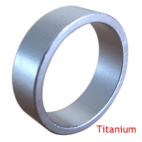 Titanium 4 шт./лот, 10 мм, 1-1/8 дюйма, алюминиевый сплав, велосипедная гарнитура, распорка, MTB, 28,6 мм, Велосипедная вилка, Омыватель, велосипедные части для шоссейных велосипедов - Цвет: Titanium