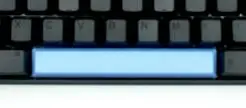 Blue space Для LEOPOLD Realforce HHKB cap acitive Keyboard ESC Enter пробел PBT Key cap s синий зеленый красный цвет - Цвет: Blue space