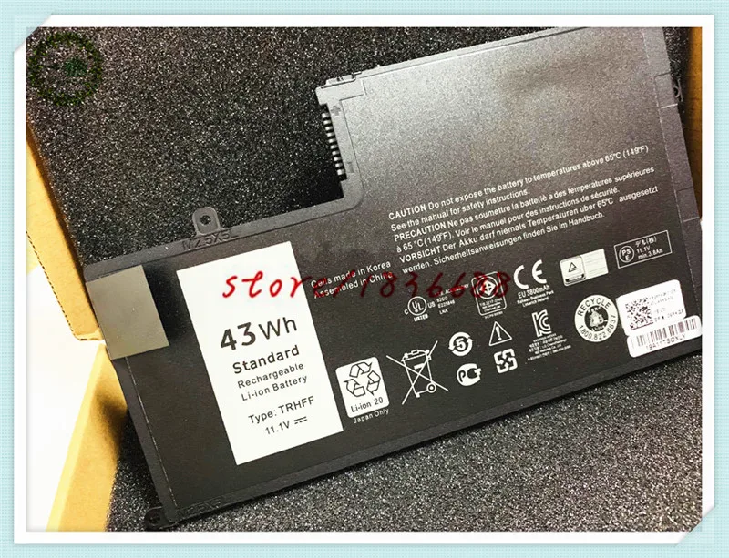 Аккумулятор GYIYGY 11 1 В 43wh TRHFF для Dell Inspiron 15 5547 Maple 3C 1V2F6 DL011307 PRR13G01|battery for dell|dell inspiron