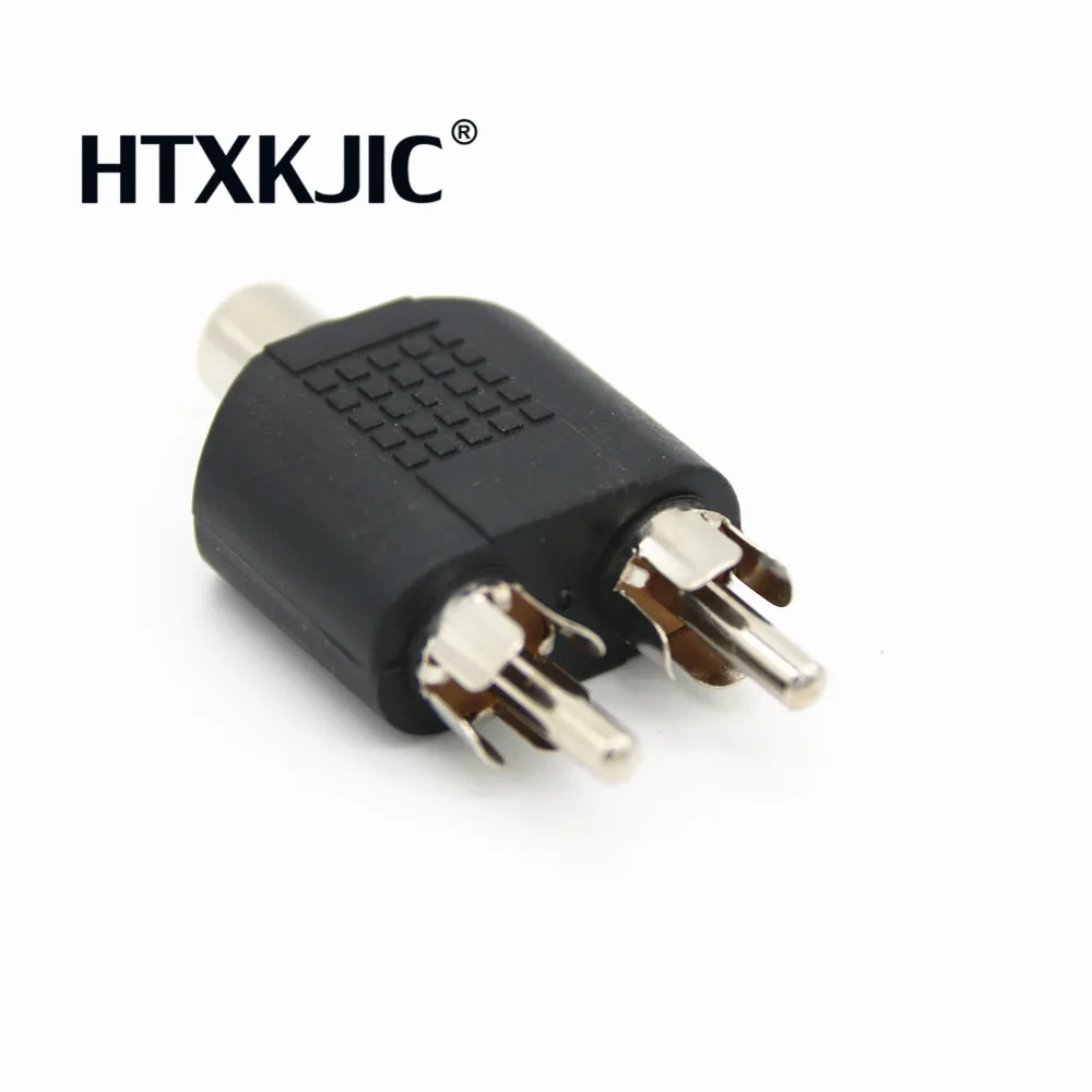3 5 мм Штекерный разъем на 2 Двойной RCA гнездовой AV стерео/Женский мужской аудио