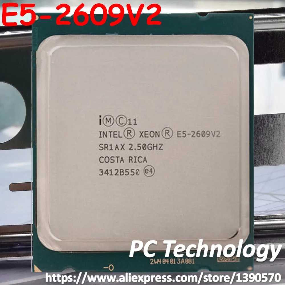 Оригинальный процессор Intel Xeon FCLGA2011 TPD 80 Вт E5 2609V2 2 5 ГГц 10 МБ 4 ядра бесплатная