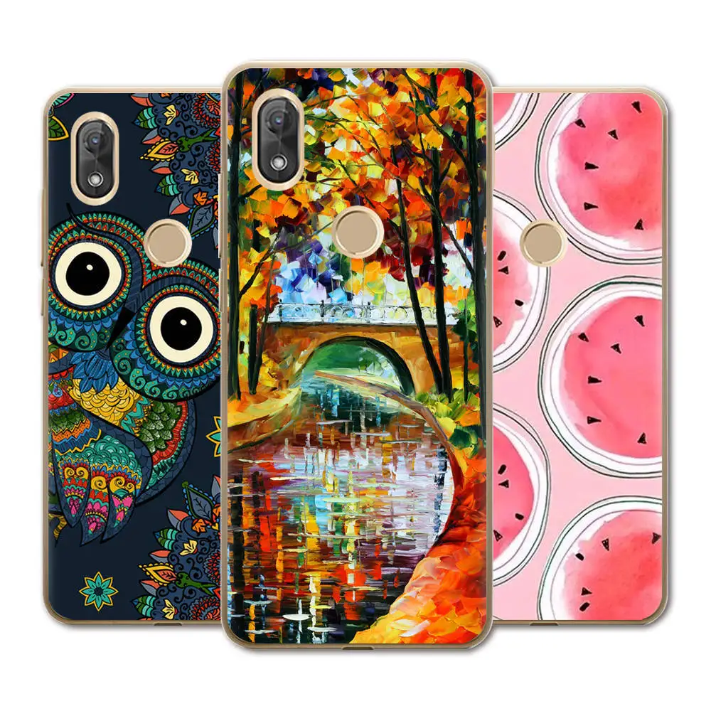 For Wiko View2 Pro Case Pudding Silicon Colorful Painted Cartoon Cover View 2 / Go /View Max Phone Capa L102 |
