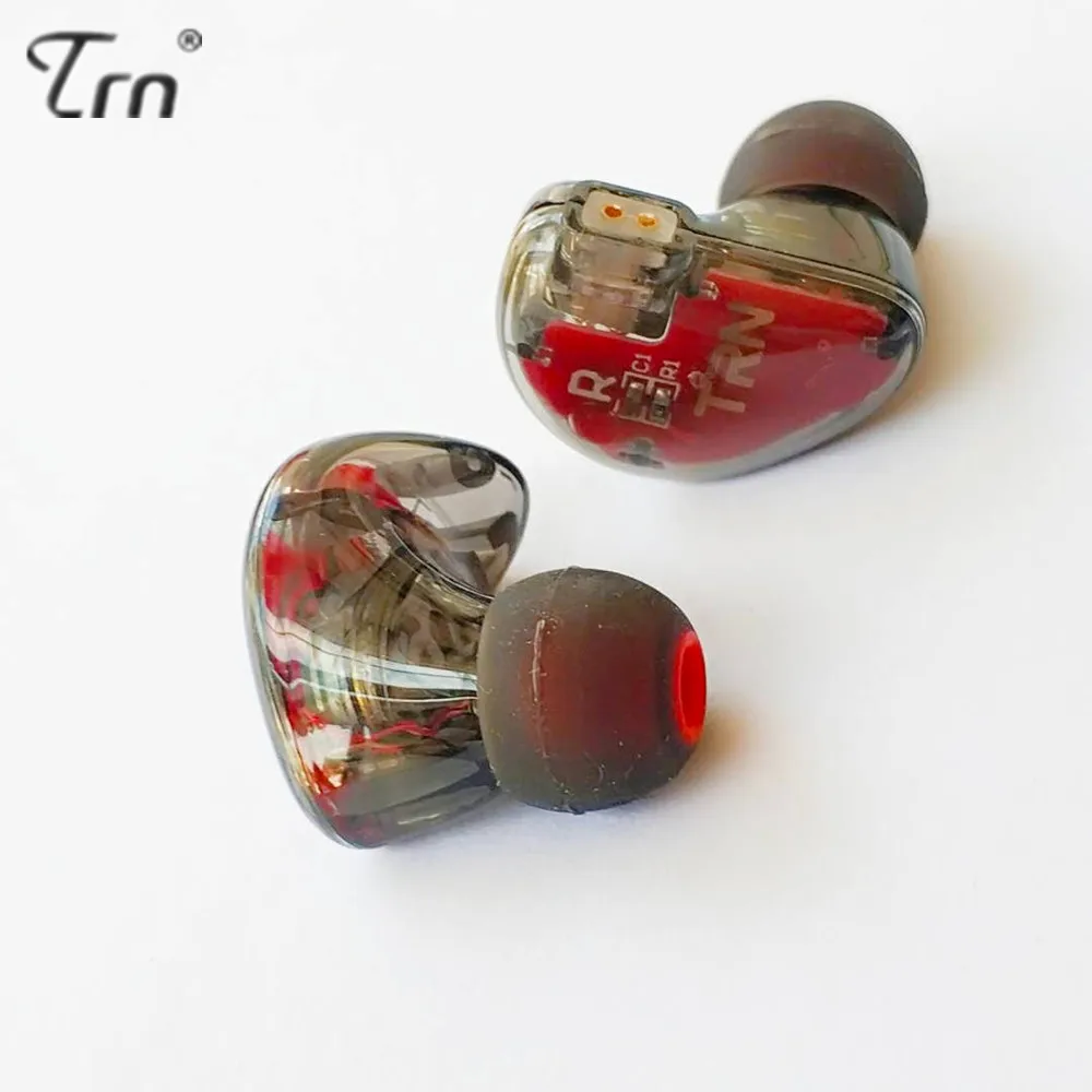 TRN V30 2BA+ 1DD тройной Гибридный Драйвер бас в ухо наушники HIFI Monito спортивные наушники 2Pin съемный кабель AS10 \ T2 \ V80 \ V10 \ IE80