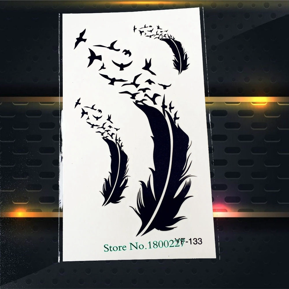 Водонепроницаемый Таиланд Слон Бог индийский Ганеша Временные татуировки