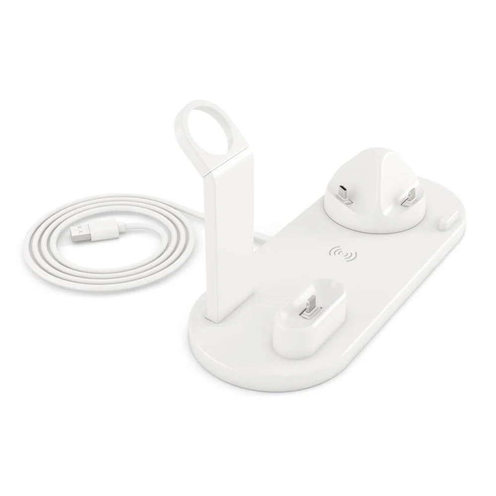 3 в 1 Беспроводное зарядное устройство Подставка для Apple iWatch AirPods Android IOS мобильные
