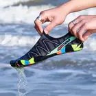 Bjakin 2020 мужские и женские пляжные летние уличные туфли для бисероплетения плавательные тапочки для серфинга легкие акватуфли кожаные носки полосатые водные туфли