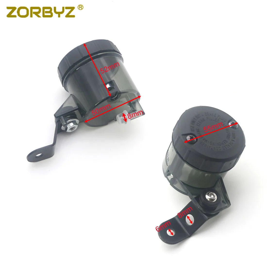 ZORBYZ мотоциклетная Передняя Тормозная муфта Бутылка для жидкости главный цилиндр