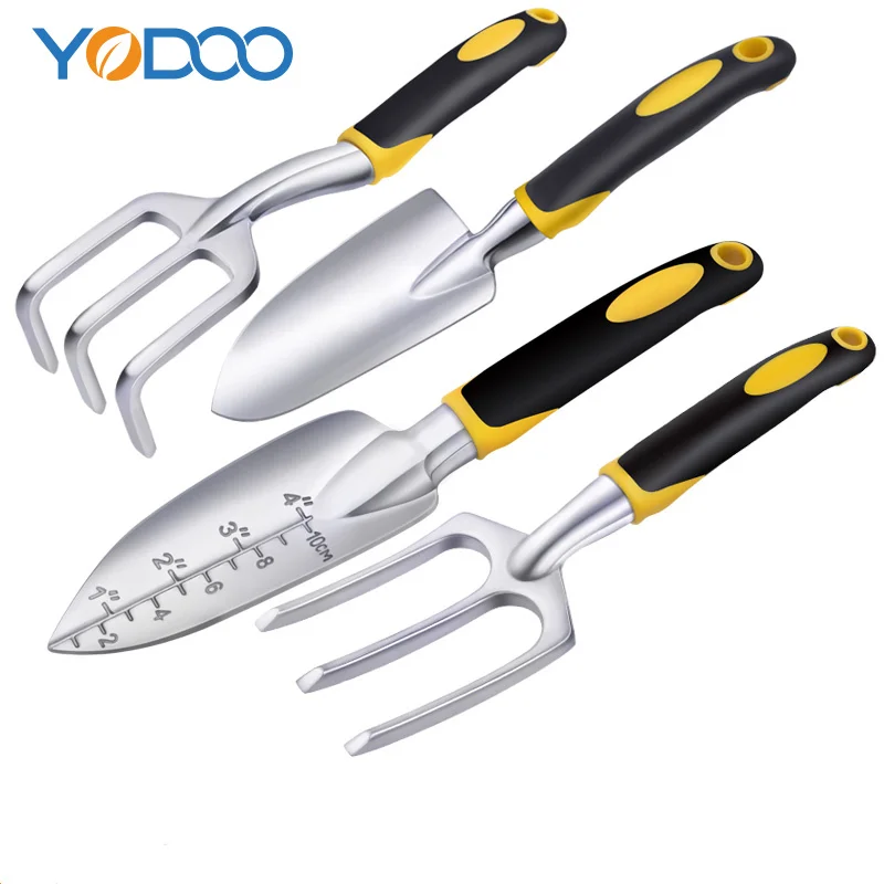 4pcs set Прочная Стальная ручная вилка для прополки, трансплантация, инструменты для копания, ручное удаление, тапроот для доморощенного сада, посадочные инструменты для прополки - Цвет: 4pcs set