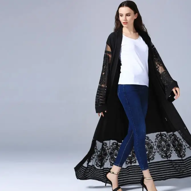 Платье-туника кружевное длинное для стран Ближнего и Среднего Востока Jubah RQ656 |