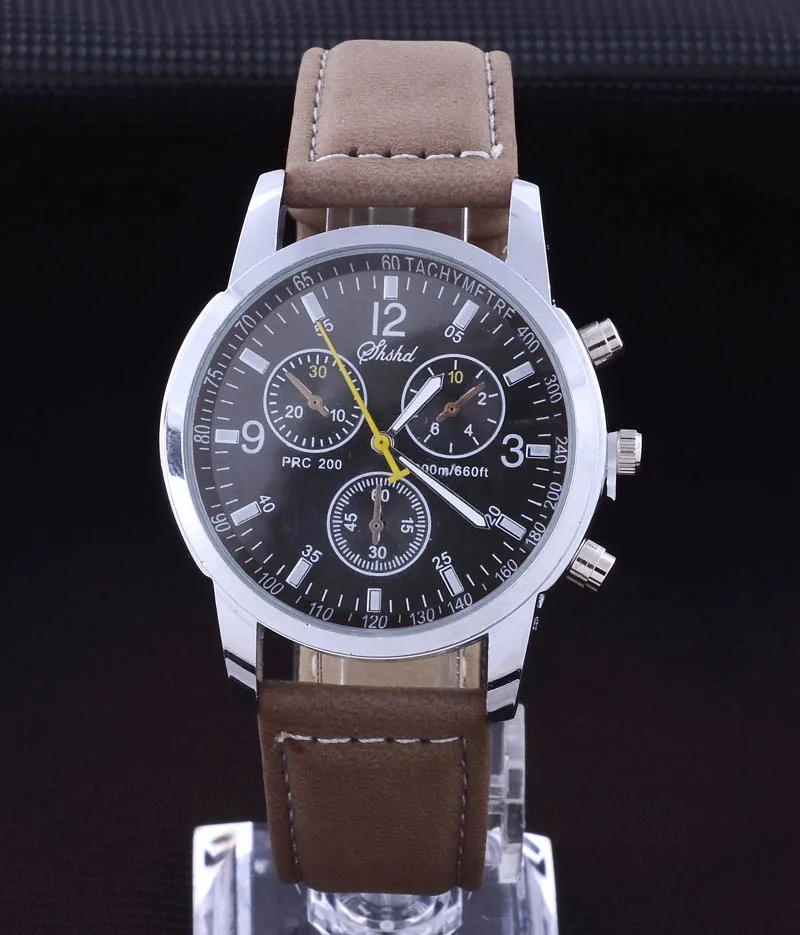 2019 спортивные часы мужские Роскошные Кварцевые наручные с замшевой кожей новый