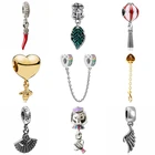 Btuamb роскошный большой бант Любовь Сердце робот кристалл Очаровательные бусины Diy ювелирные аксессуары Подходит для браслетов Пандора Ожерелье росало