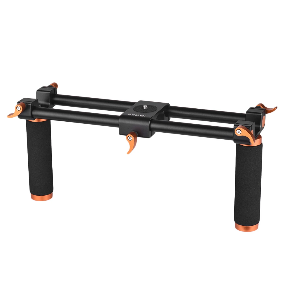 Andoer двойной ручной Кронштейн Набор Горячий башмак шарнир 1/4 дюйма Винтовые