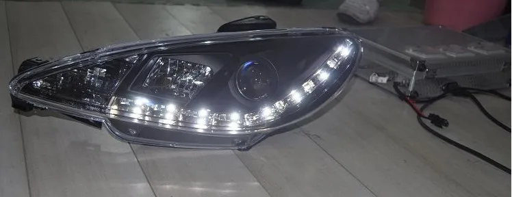 HID, 2004~ 2008, стайлинга автомобилей для Peugeo 206 фар, понимание, 206 207 308 3008 408 4008 508 Raid RCZ партнер, 206 головная лампа