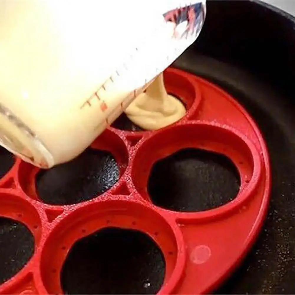 Силиконовая форма круговой жареное яйцо формы фантастический антипригарный