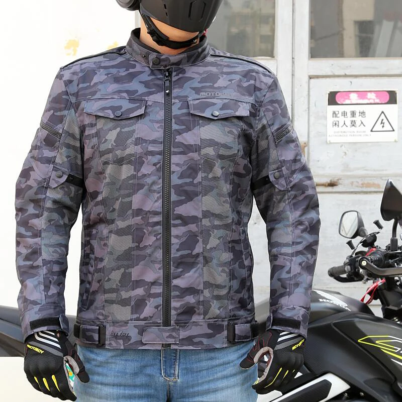 Мужская зимняя мотоциклетная куртка MOTOBOY модная камуфляжная водонепроницаемая