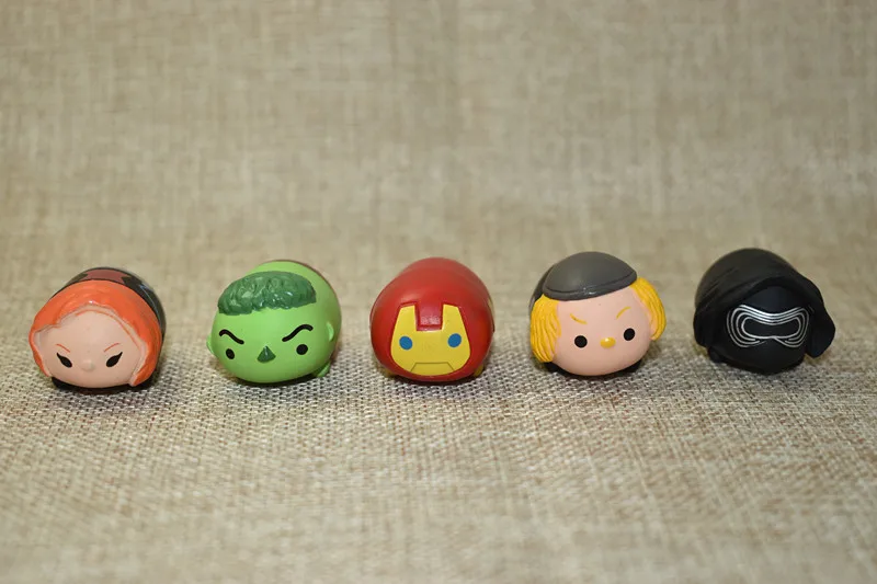 10 шт./лот мини игрушки Tsum Marvel Captain America tsum экшн фигурка милый эльф кукла игрушка для