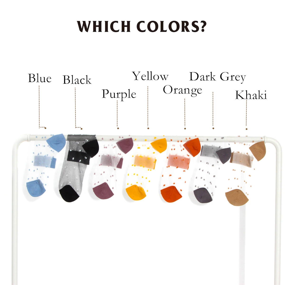 Женские носки модные летние в горошек новые цветные женские пикантные короткие