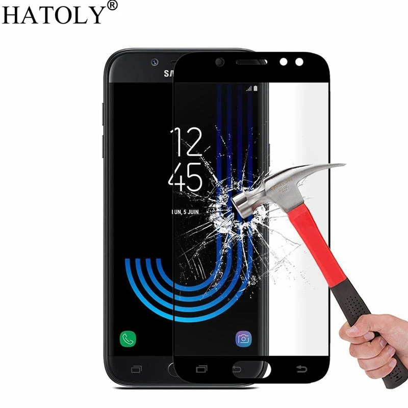 2 шт закаленное стекло для Samsung Galaxy J5 2017 защита экрана J530F полное покрытие 3D