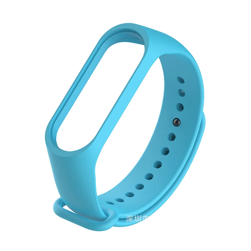 5 шт. силиконовый ремешок для Xiaomi Mi Band 3 4 сменный из мягкого силикона