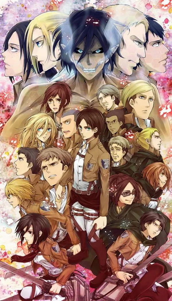 

Attack On Titan Anime Characters 120*210CM Single-side Quilt Cover #36510