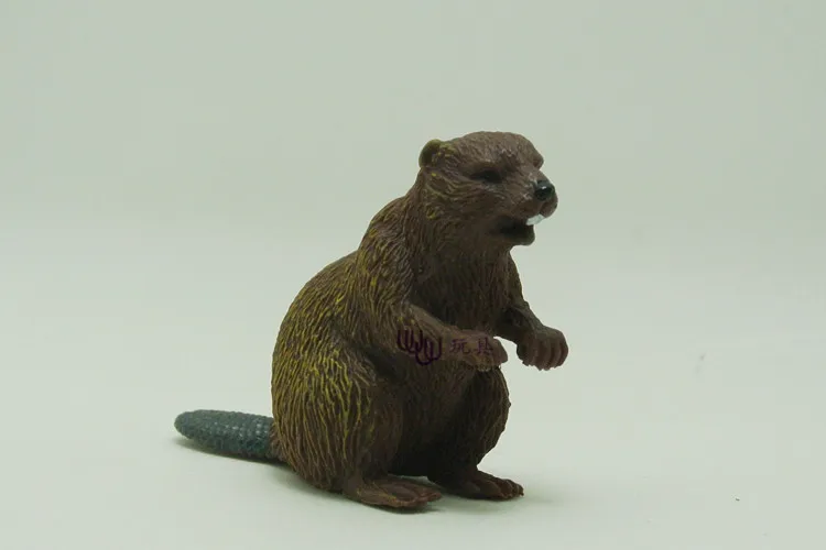 Популярные игрушки: Бобр (волокно) семейный пакет моделирующая модель животные